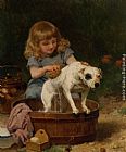 Bath Day by Louis Marie de Schryver